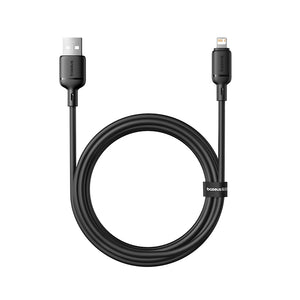 Baseus Silky 2m USB-A to Lightning Fast Charging Cable – Black