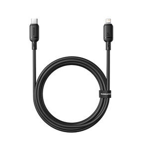 Baseus Silky Fast Charging Cable USB-C to Lightning 20W 2m - Cluster Black