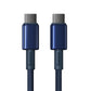 Baseus Tungsten Gold Cable USB-C to USB-C 100W 2m - Blue
