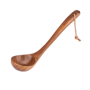 مجموعة ملاعق خشبية صلبة من Naturehike - ملعقة شوربة - كاكي داكن