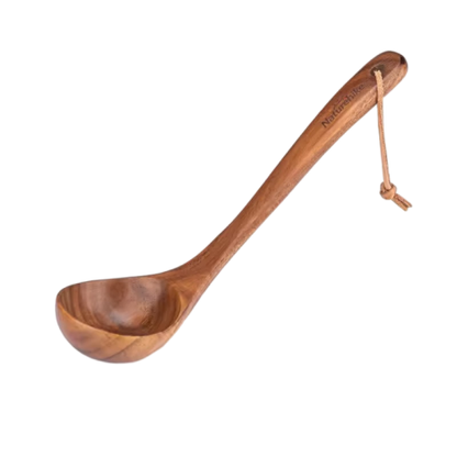 Naturehike Solid wood Spoon set soup Spoon - Dark Khaki