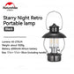 Naturehike Starry Night Vintage Hand Lantern Silver