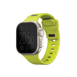 Uniq Stride Fkm Rubber Apple Watch Strap 49/45/44/42mm - Lime Green