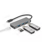 Hama 4-in-1 USB-C Hub, USB 3.2 Gen2, 10 Gbit/s - Grey