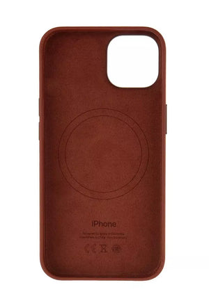 Apple iPhone 14 Plus Leather Case with MagSafe - Umber