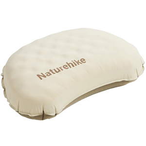 Naturehike Yugu 2-in-1 Sponges Inflatable Pillow XL - Champagne Brown