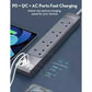 RavPower RP-PC1039 4 Outlets Power Strip Gray UK Version 3m with USB Port Gray