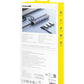 Baseus UltraJoy Series 4-Port HUB AIR Space Grey（USB-A&Type-C to USB 3.0*3+RJ45*1+Type-C5V）