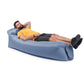 Naturehike Double Pillow Lazy Inflatable Sofa 180x70x52 - Blue
