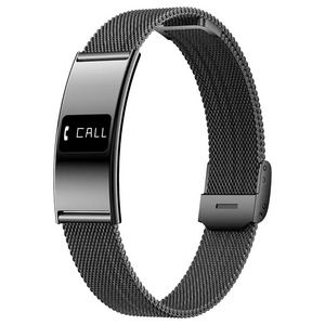 Trackfit Plus Smart Bracelet Fitness Tracker With Display App – Black (PDB8BK)