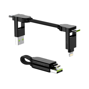 Rolling Square inCharge X 6 in 1 Cable - Black