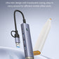 Baseus UltraJoy Series 4-Port HUB AIR Space Grey（USB-A&Type-C to USB 3.0*3+RJ45*1+Type-C5V）