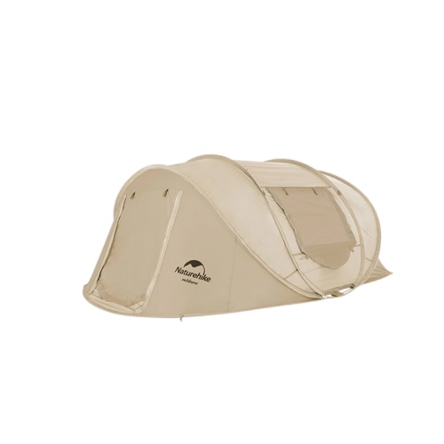 خيمة  3-4 أشخاص بتصميم يتم فتحها تلقائيًا بواسطة اليد من نيتشر هايك - اللون الاصفر 