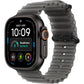 Apple Watch Ultra 4 GPS + Cellular 49mm Black Titanium Case with Translucent Black Ocean Band
