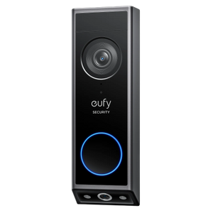 Eufy Video Doorbell E340 Kit With Chime 2K Dual Cameras -Black