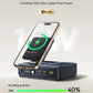 Baseus NOM5-in-1 Desktop Charger 3C+U 140W EU Qi2 Wireless Charging+Retractable Cable+Digital Display Cosmic Black