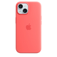 Apple iPhone 15 Silicone Case with MagSafe - Guava