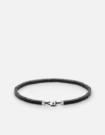 Coda Onyx Bracelet, Sterling Silver-Black