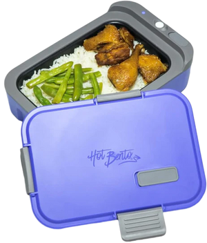 Hot Bento Self Heated Lunch Box and Food Warmer 2L-Lavendar