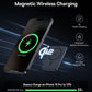 Baseus PicoGo AM31 Qi2 Ultra-Mini Magnetic Power Bank with Kickstand 5000mAh 20W Space Grey (Includes Simple Braided Cable USB-C to USB-C 20cm Black)