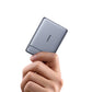 Baseus PicoGo AM31 Qi2 Ultra-Mini Magnetic Power Bank with Kickstand 5000mAh 20W Space Grey (Includes Simple Braided Cable USB-C to USB-C 20cm Black)
