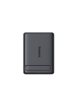Baseus PicoGo AM31 Qi2 Ultra-Mini Magnetic Power Bank with Kickstand 5000mAh 20W - Black