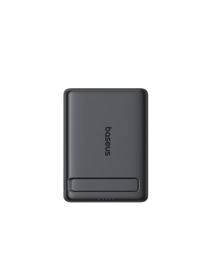 Baseus PicoGo AM31 Qi2 Ultra-Mini Magnetic Power Bank with Kickstand 5000mAh 20W - Black