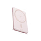 بيسوس باور بانك PicoGo AM31 Qi2 المغناطيسي الصغير مع حامل 5000mAh 20W – وردي