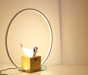 Hypnotek Wood Color LED Table Lamp - Small