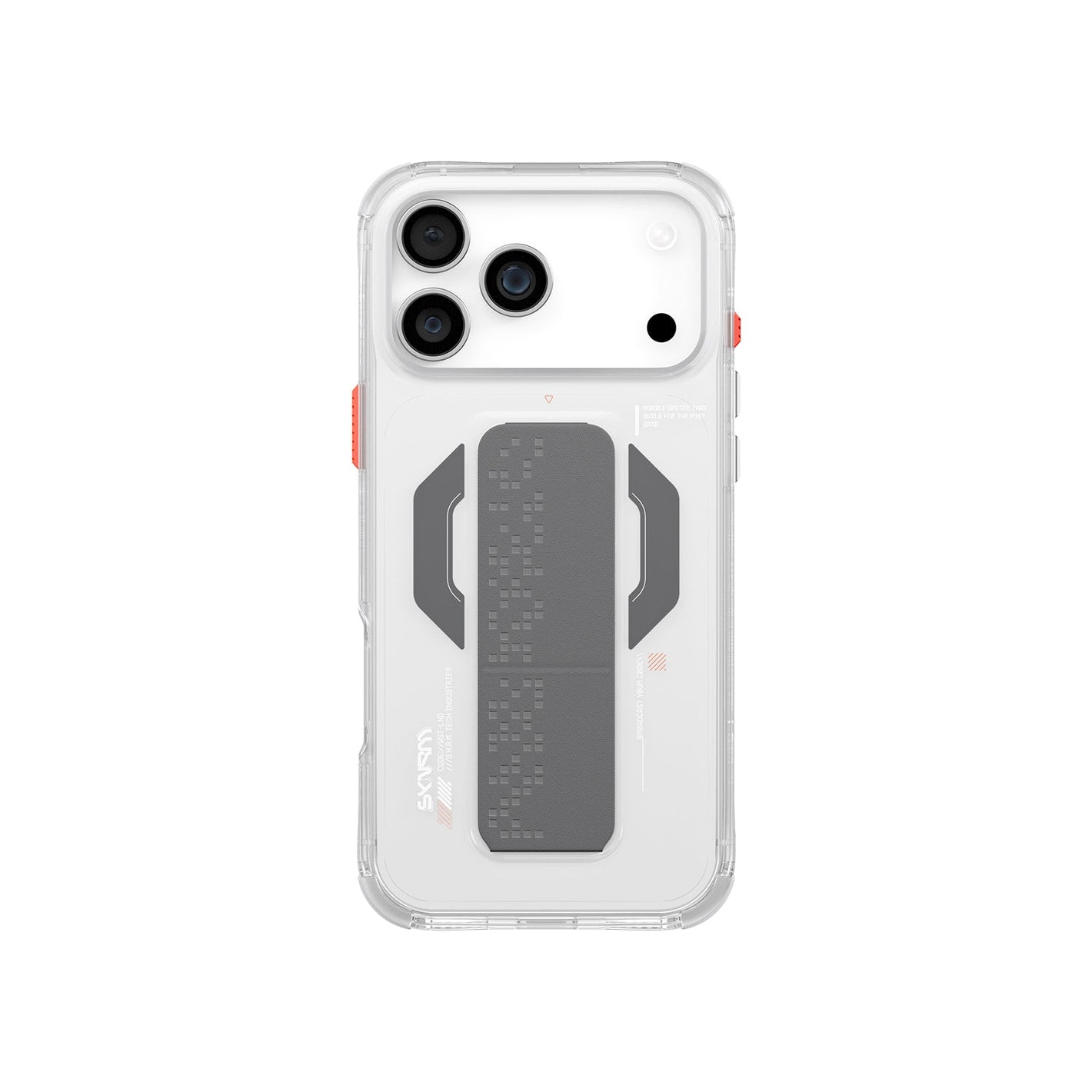 Skinarma Iphone 17 Pro (2025) 6.3 Haxa (Mag-charge + Grip-stand) - Clear