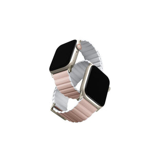 Uniq Revix Premium Edition Reversible Magnetic Apple Watch Strap 49/45/44/42mm -  (Blush Pink/white)