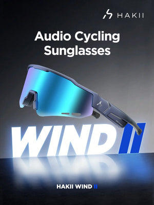 Havit HAKII WIND II Audio Cycling Sunglasses blue