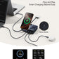 Baseus NOM5-in-1 Desktop Charger 3C+U 140W EU Qi2 Wireless Charging+Retractable Cable+Digital Display Cosmic Black
