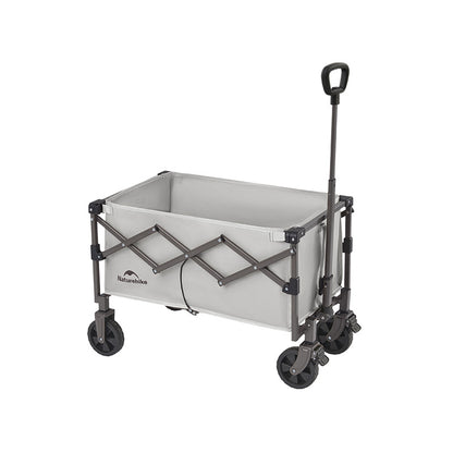 Naturehike Lightweight Folding Trolley 70L - Smoke Gray