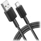 Anker 322 USB-A to USB-C Cable Braided (1.8m/6ft) -Black