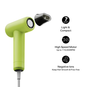 Momax 1-Care Hair Mini Ultra Speed Ion Hair Dryer (UK) (Green)