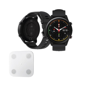 Xiaomi Mi Watch Black With Free Xiaomi Body Composition Scale 2