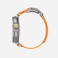 AULUMU A11 Mag Buckle Slim Band for Apple Watch 42/44/45/49mm - Luminous Orange