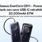Baseus EnerCore CR11 Power Bank with Retractable Cable 20000mAh 67W Cosmic Black