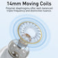 Baseus Encok CZ17 Semi-In-Ear Wired Earphones Moon White
