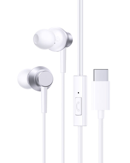 Baseus Encok CZ11 Wired Earphones - Moon White