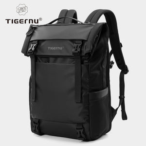 Tigernu T-B91025 Tall 28L to 38L Expandable Travel Backpack - Black