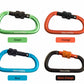 Naturehike 8cm d-type multifunctional hang buckle without lock - Green