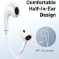 Baseus Encok CZ17 Semi-In-Ear Wired Earphones Moon White