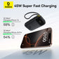 Baseus EnerFill FC31 Qpow 3 Digital Display Power Bank with USB-C+Lightning Cables 20000mAh 45W Cosmic Black