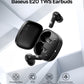 Baseus Bowie E20 True Wireless Earphones Cluster Black