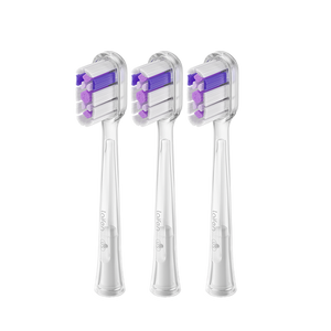 Laifen Toothbrush head-Transparent-3pcs-UltraWhite