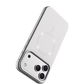 Levelo Opulis MagSafe Frosted Case for iPhone 17 Pro Max-Silverstone