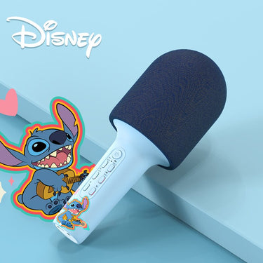 Disney Portable Bluetooth Microphone Speaker Stitch Blue