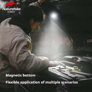 Naturehike EDC01 Portable Flashlight - 1500 Lumens - Gun Color